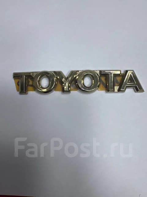 Эмблема багажника золото Land Cruiser 100