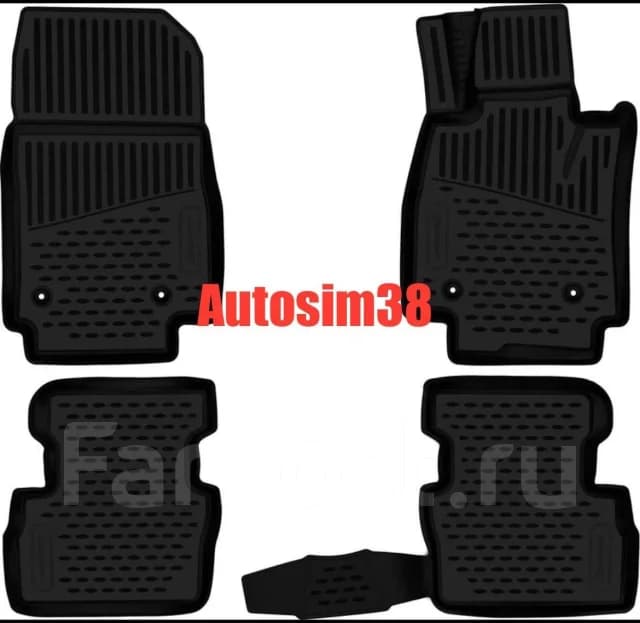 Коврики 3D салон Mazda 2/3/Axela/Demio 2013