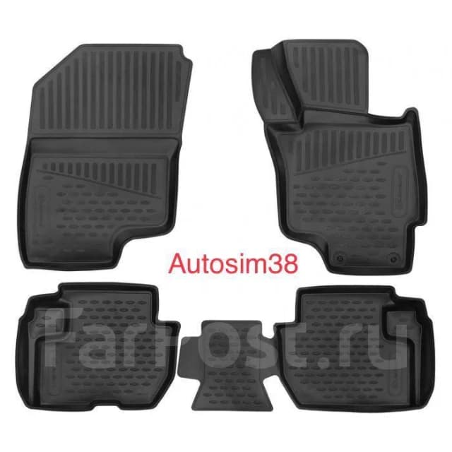 Коврики 3D салон Mitsubishi Outlander 2012 - Прав. р