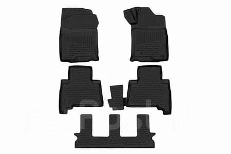 Коврики салон 3D Prado 120 / 150 прав. руль