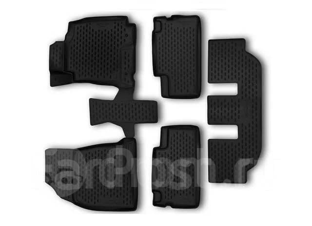 Коврики в салон 3D Toyota Wish 03-09 5штук прав. руль