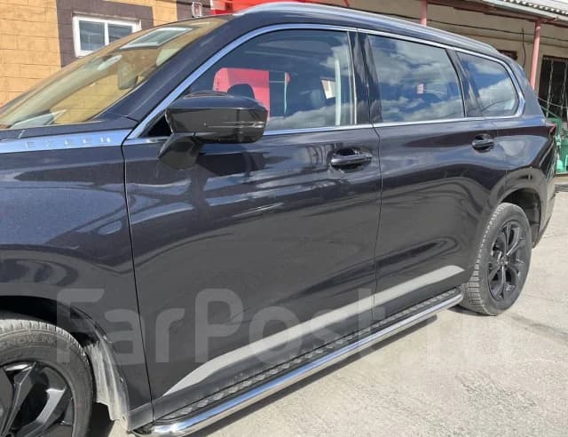 Подножки итальянская нержав. сталь Chery Exeed VX 2022