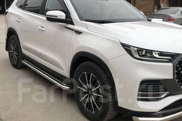 Подножки итальянская нержав. сталь Chery Tiggo 8/9/ Pro Max 2022