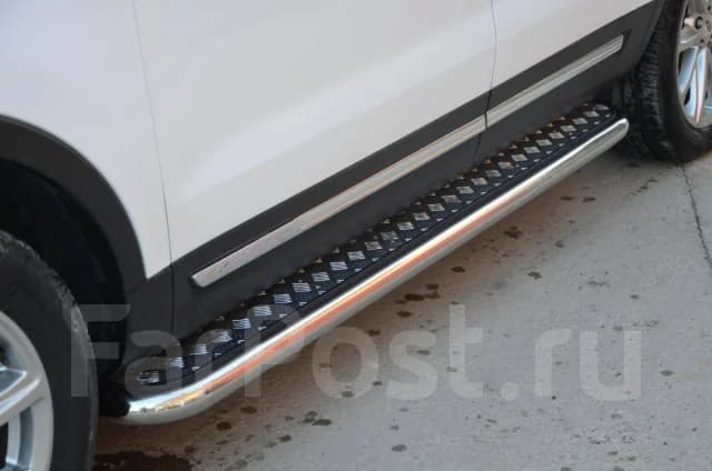 Подножки итальянская нержав. сталь Ford Explorer