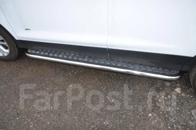 Подножки итальянская нержав. сталь Ford Kuga