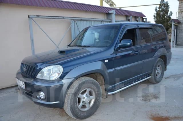 Подножки итальянская нержав. сталь Hyundai Terracan