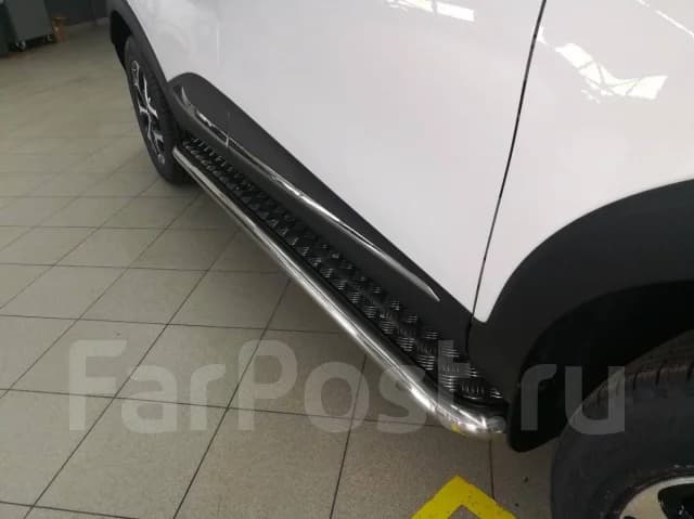 Подножки итальянская нержав. сталь Renault Kaptur