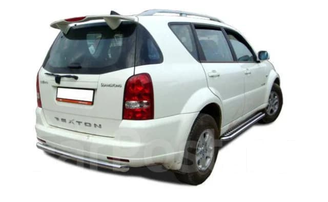 Подножки итальянская нержав. сталь Ssang Yong Rexton 2006-2012