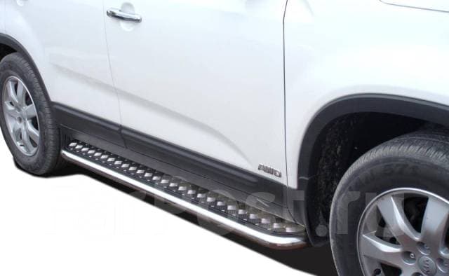 Подножки нержав. сталь KIA Sorento/KIA Sorento Prime/MQ4