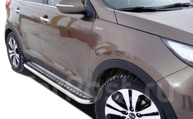 Подножки нержав. сталь KIA Sportage