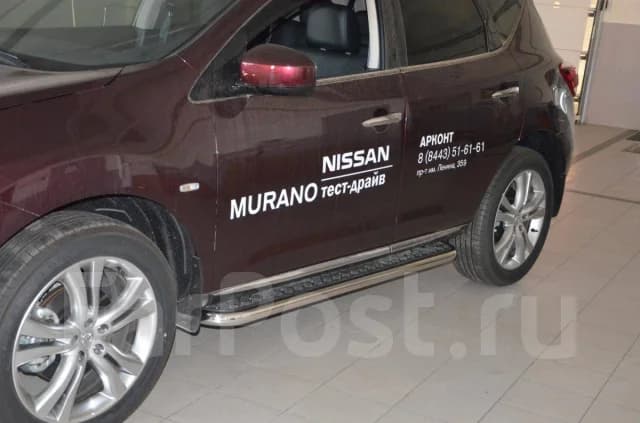 Подножки нержав. сталь Nissan Murano