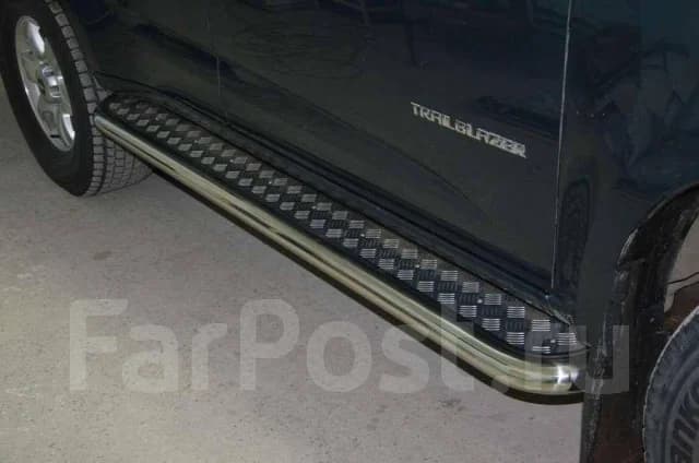 Подножки итальянская нержав. сталь Chevrolet Trailblazer