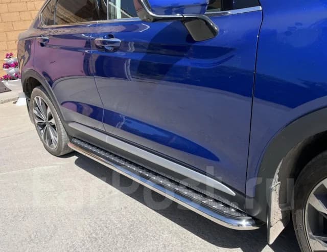 Подножки итальянская нержав. сталь Geely Tugella