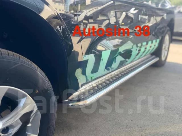 Подножки итальянская нержав. сталь Haval H3/H5/H7