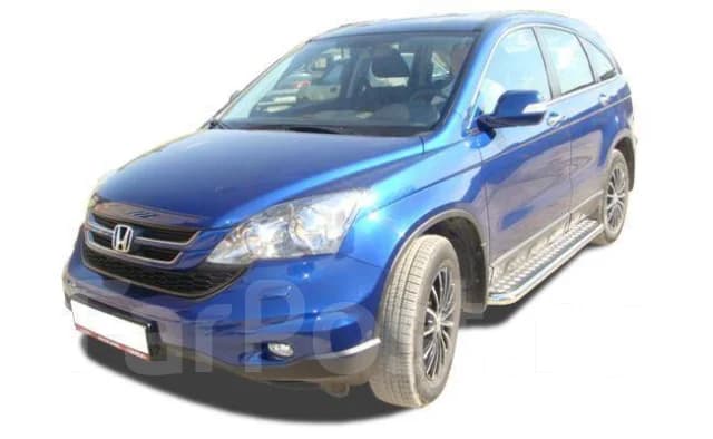 Подножки итальянская нержав. сталь Honda CR-V 2012-2014