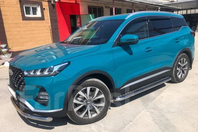 Подножки нержав. сталь Chery Tiggo 7/7 Pro/Max 2021