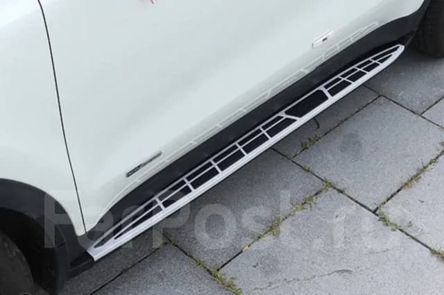 Подножки пороги OEM New-style для Kia Sportage 4 (QL) 2016+